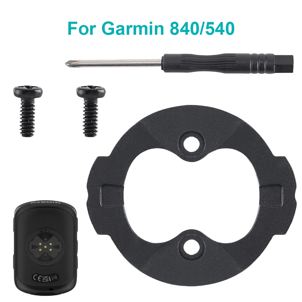 Bike Stopwatch Holder Base Male Seat Repair Parts with Screws Bike Computer Bracket Base Repair Broken Part for 540/840
