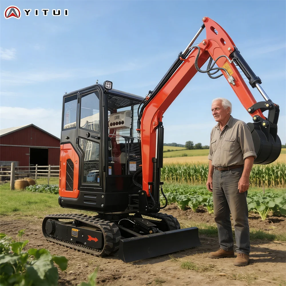 

Маленький экскаватор 1,8 тонны, простой в эксплуатации, семейный бестселлер, многофункциональный гусеничный мини-экскаватор, садовый сельскохозяйственный индивидуальный заказ