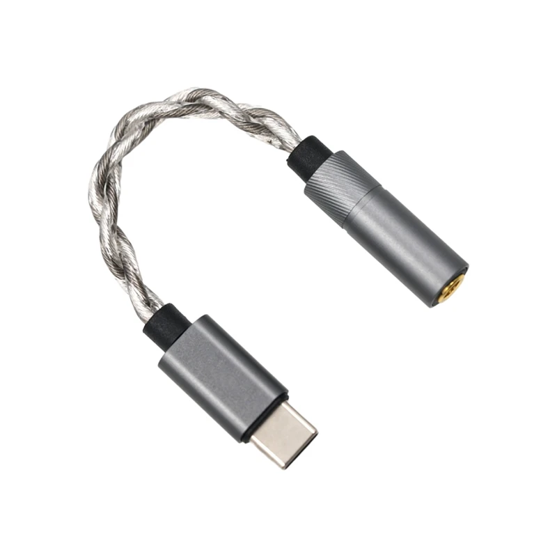 Type C Headphone Adapter CX31993 32Bit 384Khz Audio Decoding Cable Type C To 3.5Mm DAC Amp Adapter