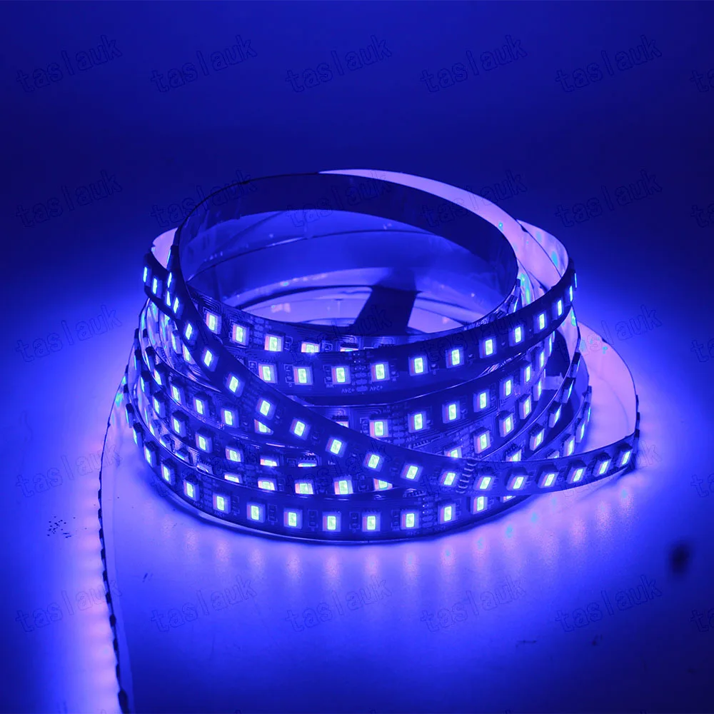 5M Black White PCB Board LED Strip Light RGBCCT 96leds/M 5050 SMD Led Tape Bar Light String Holiday Decoration Lights 24V