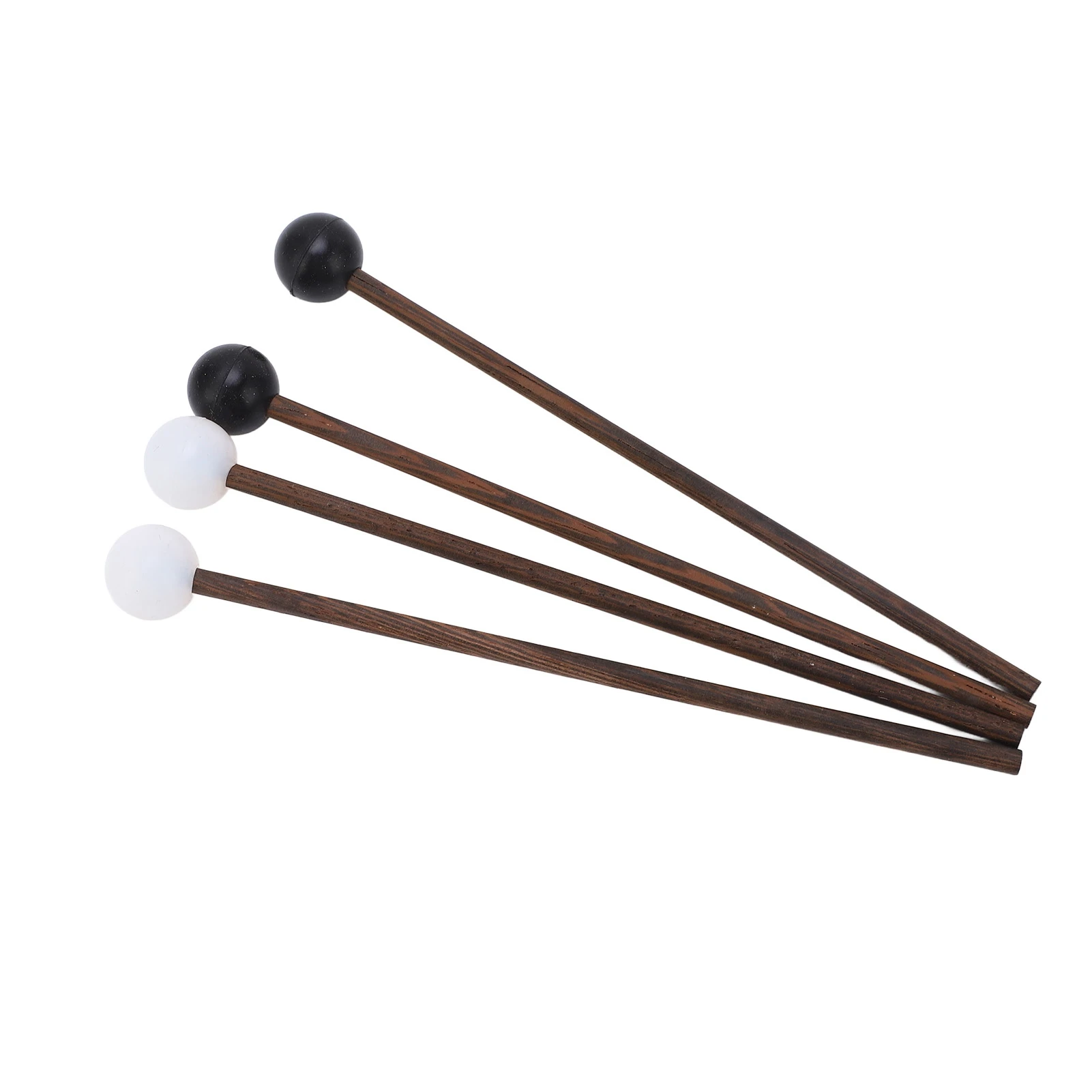 4 Stuks Stalen Tong Drum Hamer Kinderen Rubber Drumstick Percussie Instrument Onderdelen 16.5Cm
