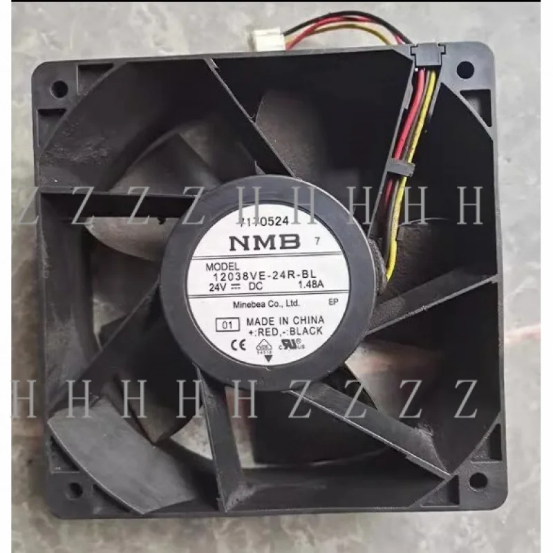

Вентилятор охлаждения Z NMB 12038VE-24R-BL 24В 1.48А 3-проводной для инвертора Yaskawa