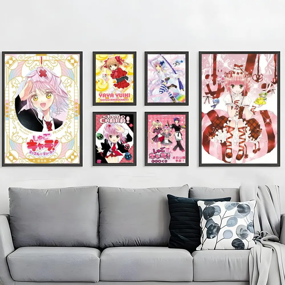 Popular Shugo Chara Poster HD Waterproof Self-Adhesive Wall Art – Multi-Scene Use, Top Gift Pick