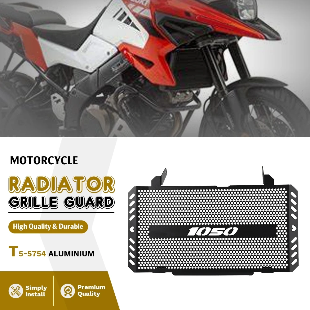 

For Suzuki V-STROM 1050 Radiator Guard DL 1050 VSTROM 1050 XT DL1050 2020 2021 2022 2023 Radiator Grille Guard Cover Protector