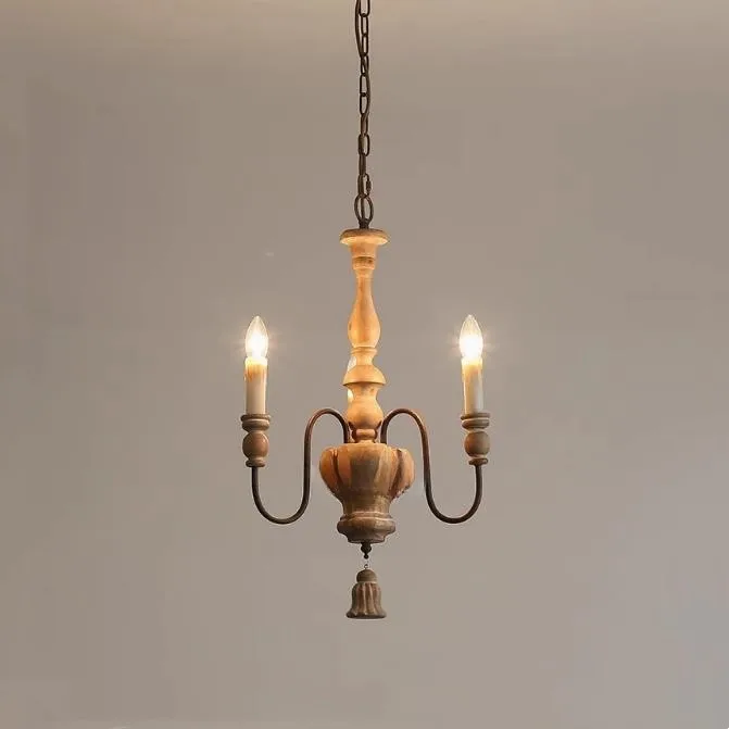 Nordic style Antique Chandelier Living Room Main Light Vintage Pastoral Country Stairs Restaura Chandeliers Ceiling Lighting