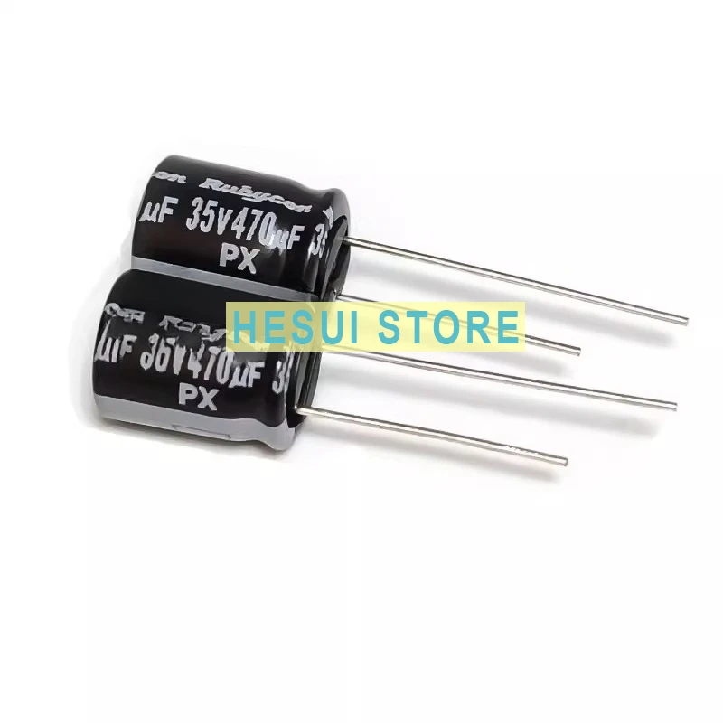 200Pcs Ruby electrolytic capacitor 35V470UF 1000UF 4700UF 6800UF PX 105 degrees RUBYCON