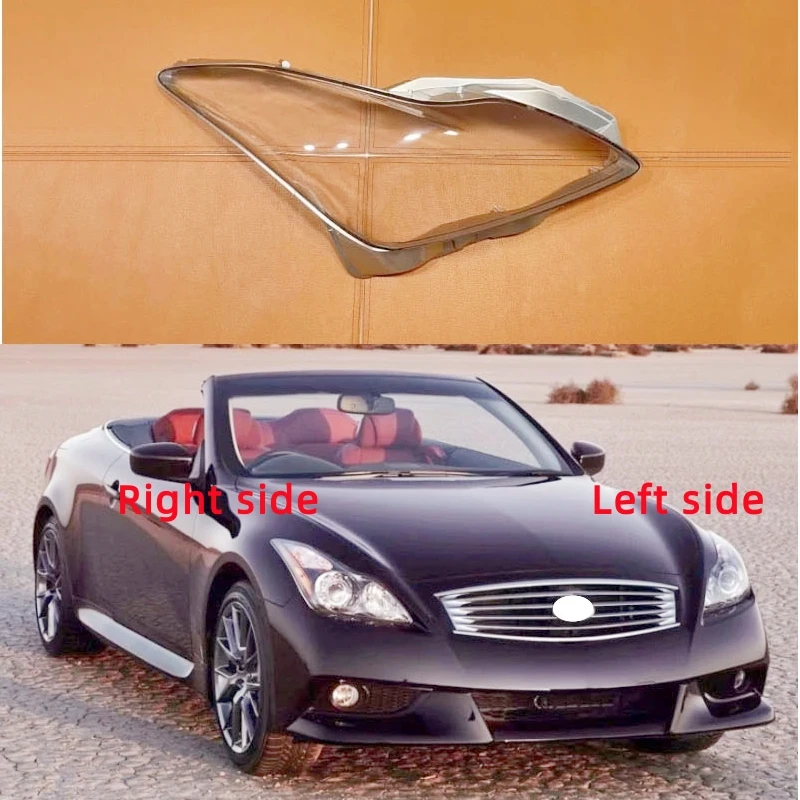 

For Infiniti G37 2009 2010 11 12 2013 2 Door Coupe Headlight Shell Headlamp Cover Replacement Lamp Shade Headlamp Lens Glass