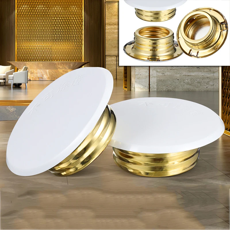 

4 Pcs Fire Hose Nozzle Cover Sprinkler Protector Covers Ceiling Plate Guard Head Wall-mounted for Sprinklers Magnetic Plates