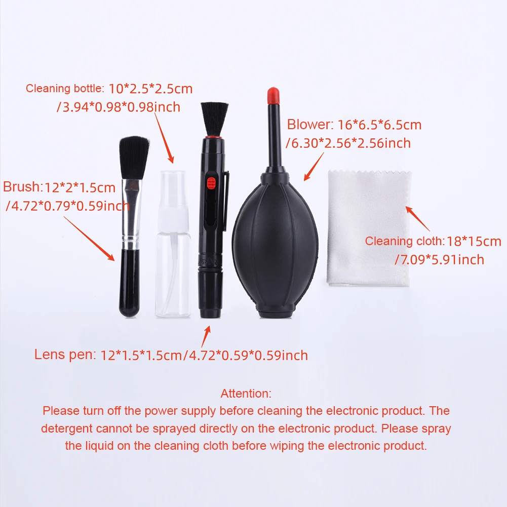 32Pcs Camera Lens Cleaning Kit Cleaning Swabs/Lens Pen/Air Blower/Cleaning Cloth for DSLR Cameras Computer and Smartphone Lens