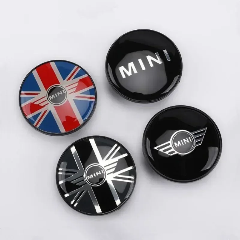 4X 54mm Car Wheel Center Hub Cap Cover Emblem Sticker For Mini Cooper S.Suitable for ABS hub center parts of BMW Group. - Image 2