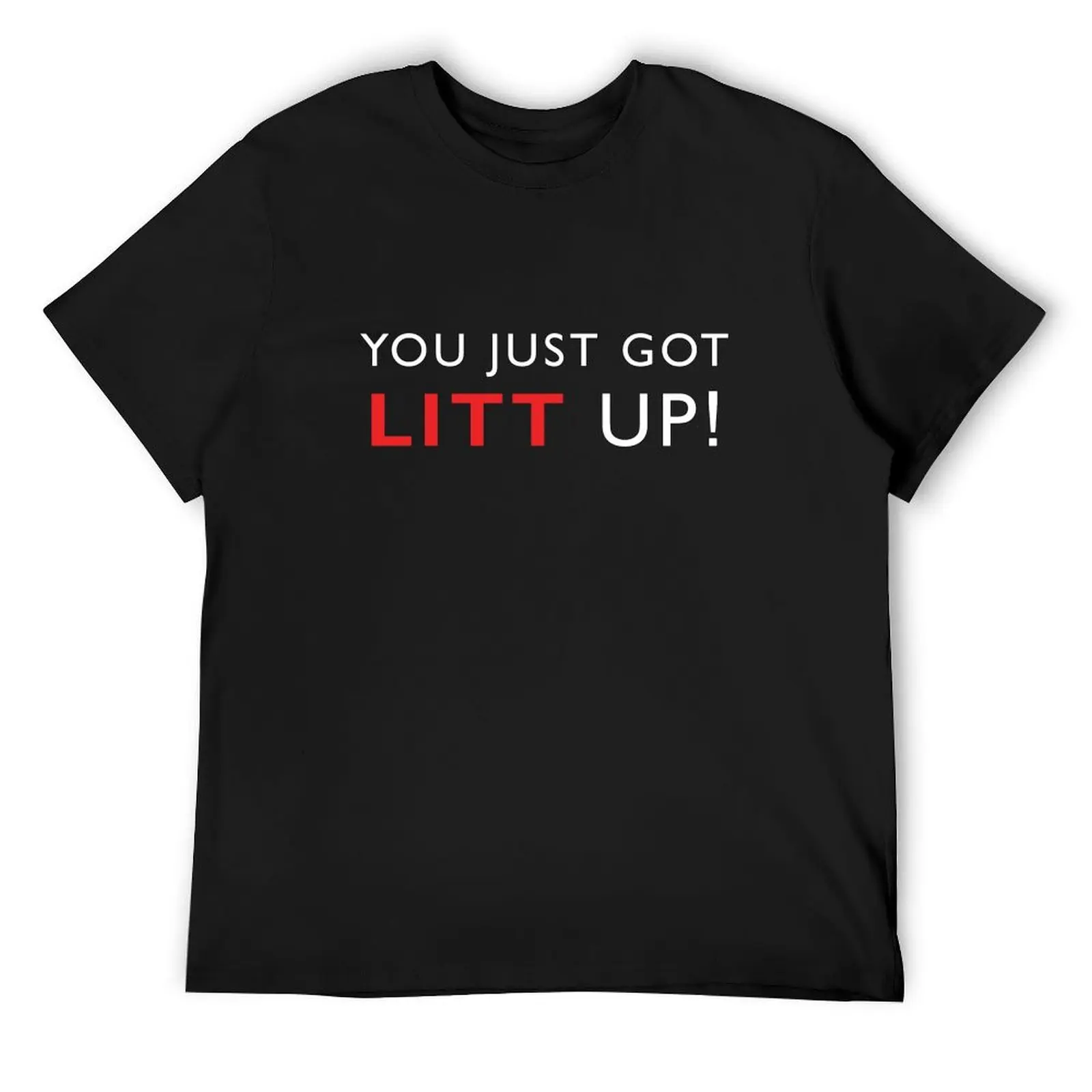 

You Just Got Litt Up! T-Shirt blue archive vintage affliction shirts mens designer clothes