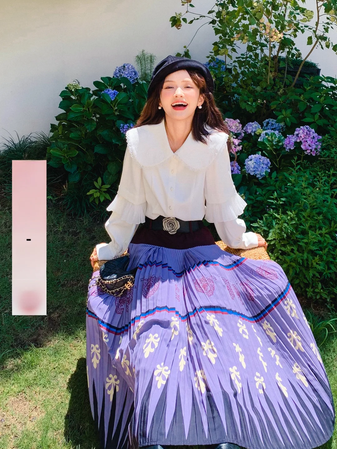 

Женская приталенная блузка Gula Liangpin с вышивкой, съемным кружевным подолом, на пуговицах, для осеннего сезона