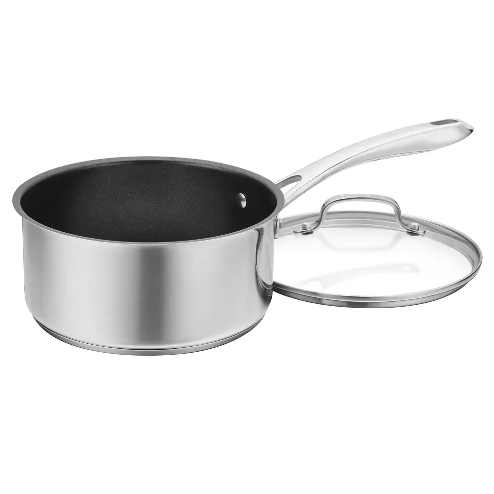 

Professional Stainless Saucepan with Cover, 3-Quart, Stainless Steel