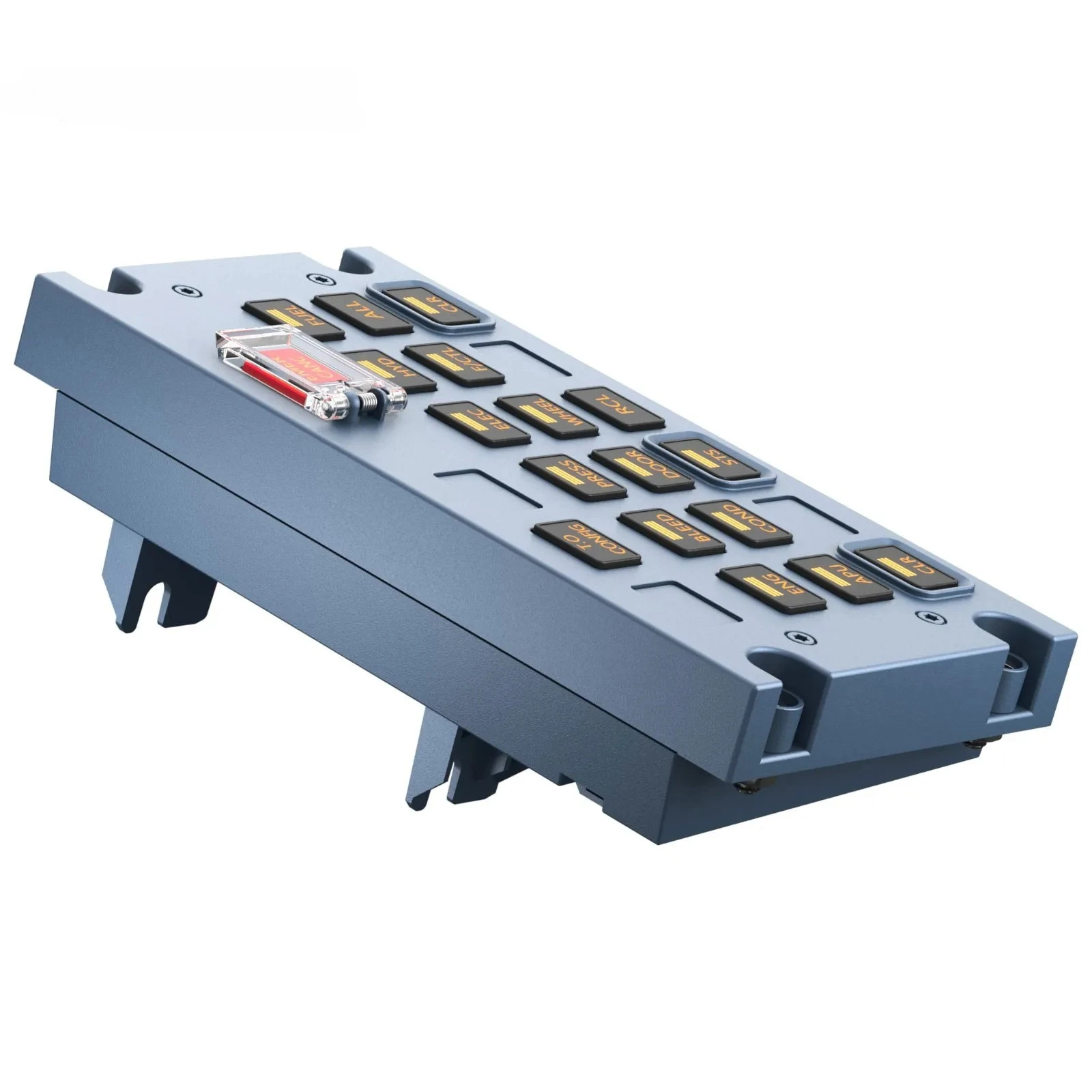 WINWING ECAM Flight Simulation Panel with EMER CANC Push Button Support for X-Plane MSFS Flight Game Simulators