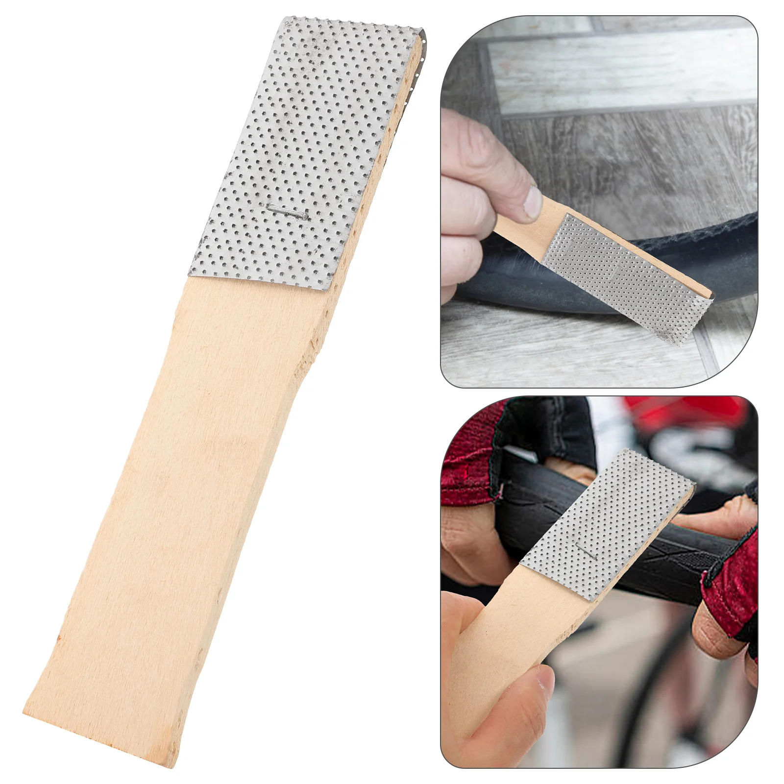 

8pcs Bicycle Tyre File Stainless Steel Wood Tire Rasp Patch Tool For Electric Vehicles Motorcycles Bicycles Inner Tube Repair