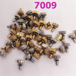 Watch Accessories Are Suitable For 7009 Movement Watch Handle Old All Steel Crown Silver Gold Watch Handle