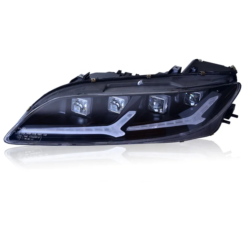 For  6 LED Headlight 2003-2015  Head Lights DRL Dynamic Turn Signal Lamp Projector Lens 6 Front Lamp