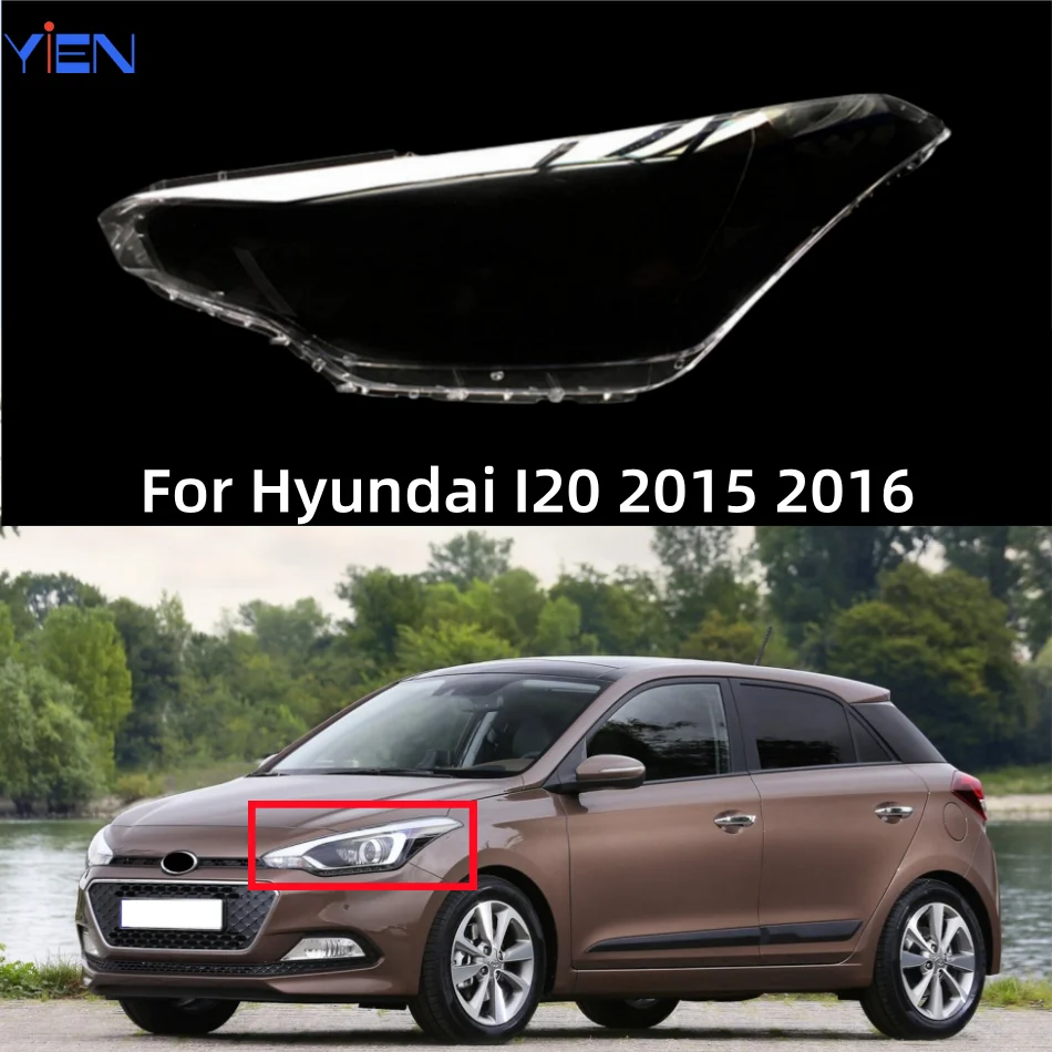 

For Hyundai I20 2015 2016 Car Accessory Products Headlight Rubber Cover Transparent Anti-UV And Anti-Aging
