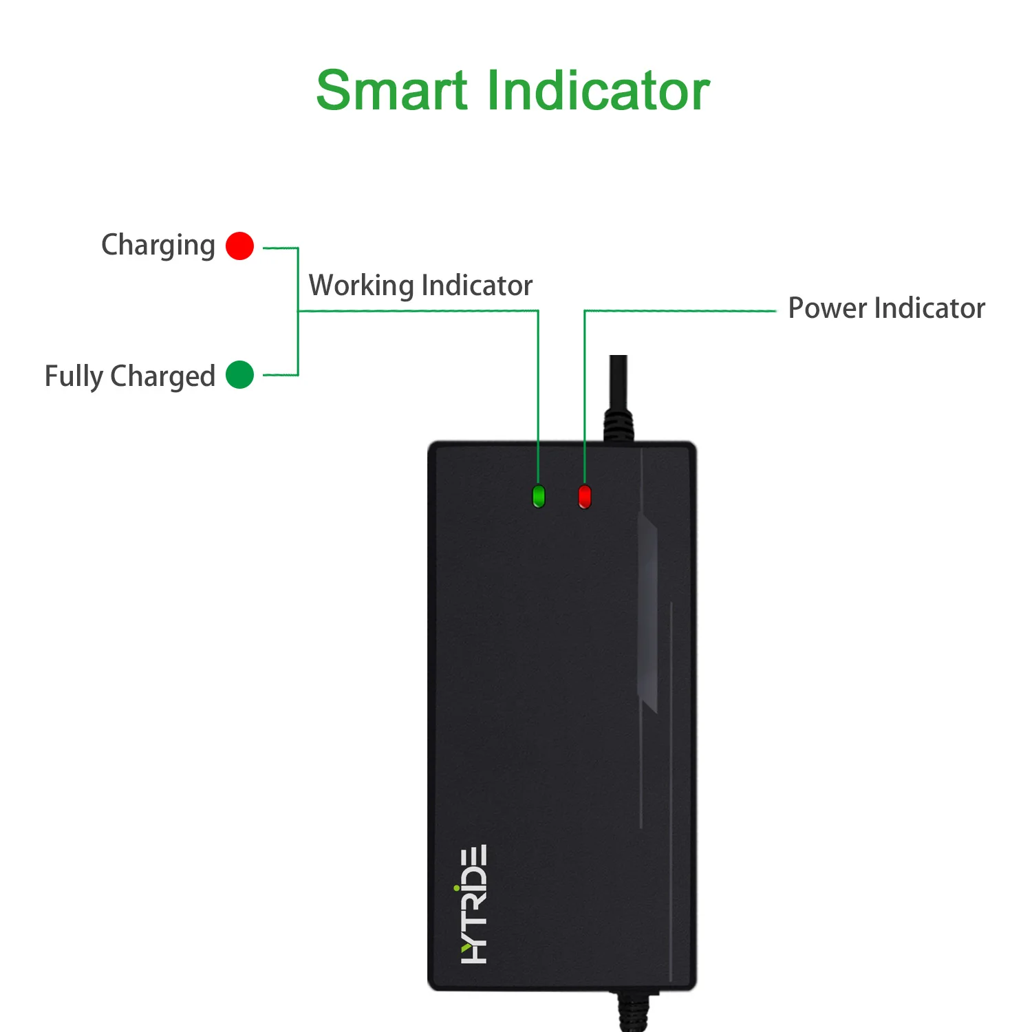 HYTRIDE 58.8V 8A Lithium Battery Charger 14S 52V Li-ion Battery Smart Protection Charger 3P/XT60/XT90 Plug, CE Certified