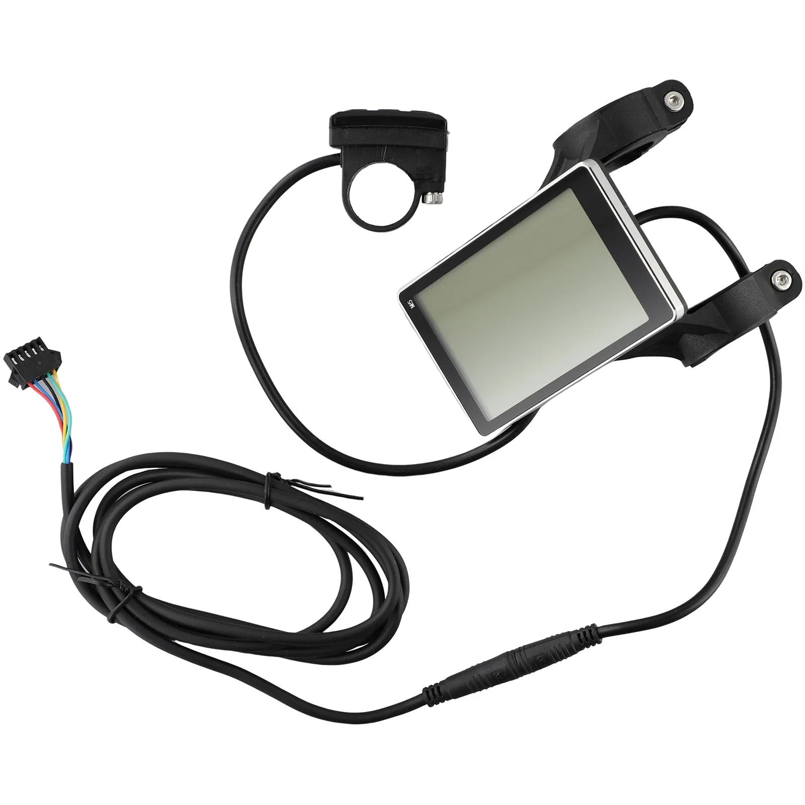 5pin M5 Display 1pc.Accessories 2M M5 Power + Speedmeter With With Control 9.4x8.8x6.4cm ABS Accessories E-Bike