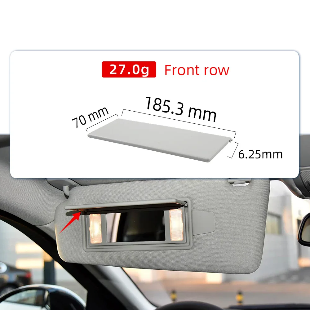 LR075958 Car Interior Sun Shade Visor Makeup Makeup Mirror Cover Cosmetic Mirror Cover For Jaguar Evoque Discovery 4 Range Rover - view 6