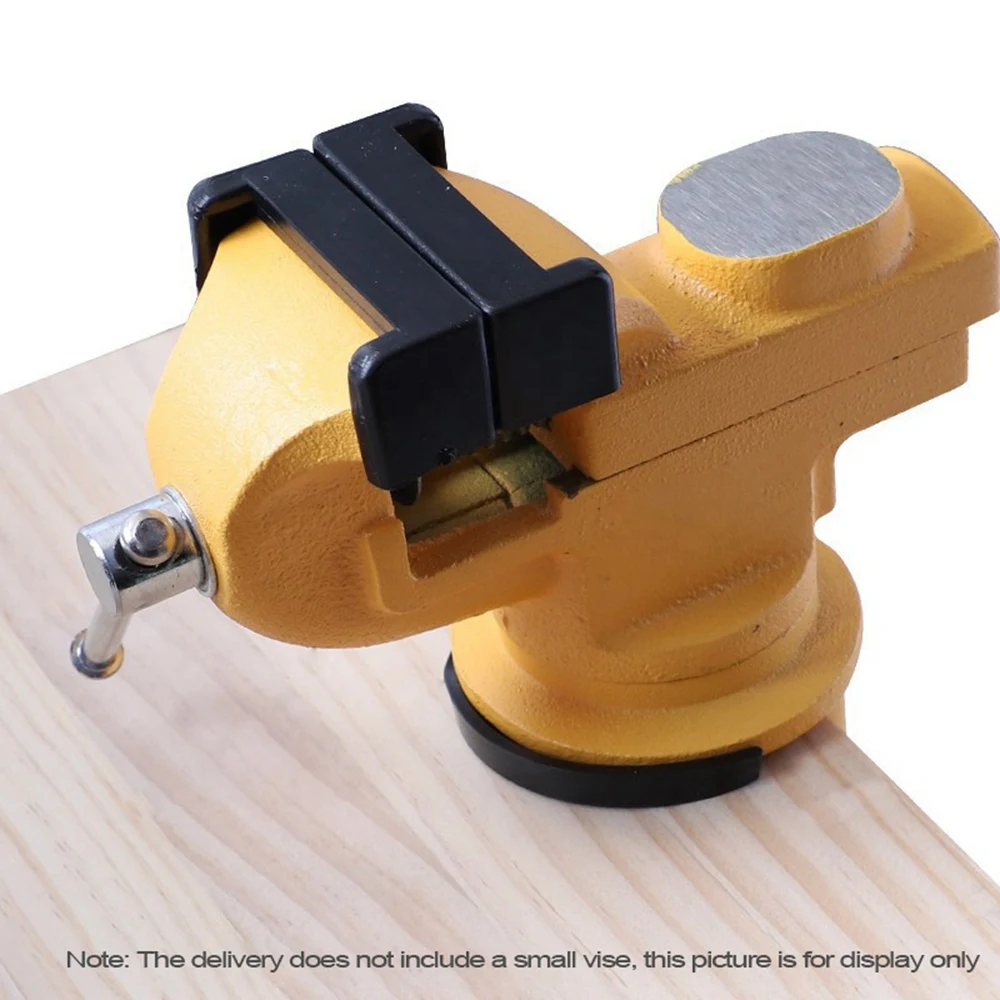 HHTL 4Pcs/Set Bench Vise Rubber Pad 360 Degree Table Vice Protector Pads Bench Clamp Anti-Slip Mat Clamp Accessories