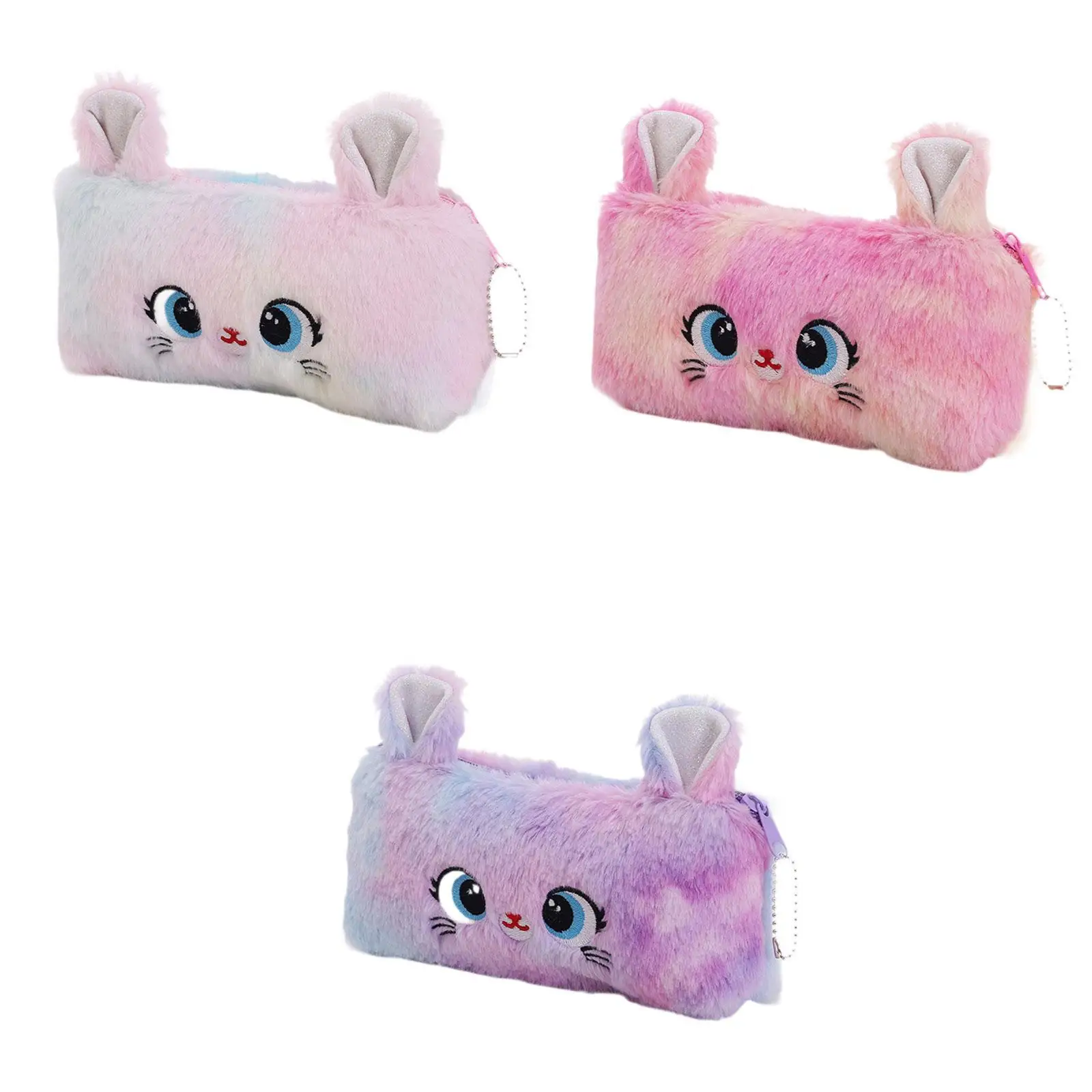 مقلمة بسحاب للإغلاق لطيفة، حقيبة مستحضرات تجميل خفيفة الوزن وحامل أقلام رصاص، حقيبة للمنزل، أعمال سفر للفنانين، مستلزمات #1