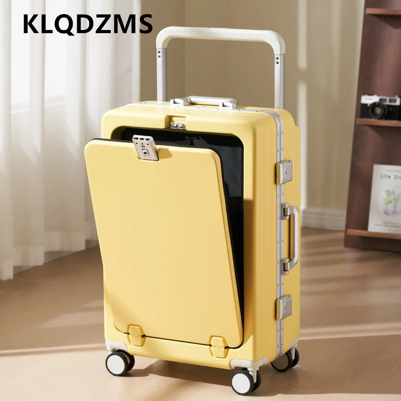 KLQDZMS Carry-on Travel Luggage Front Opening Laptop Boarding Case 20