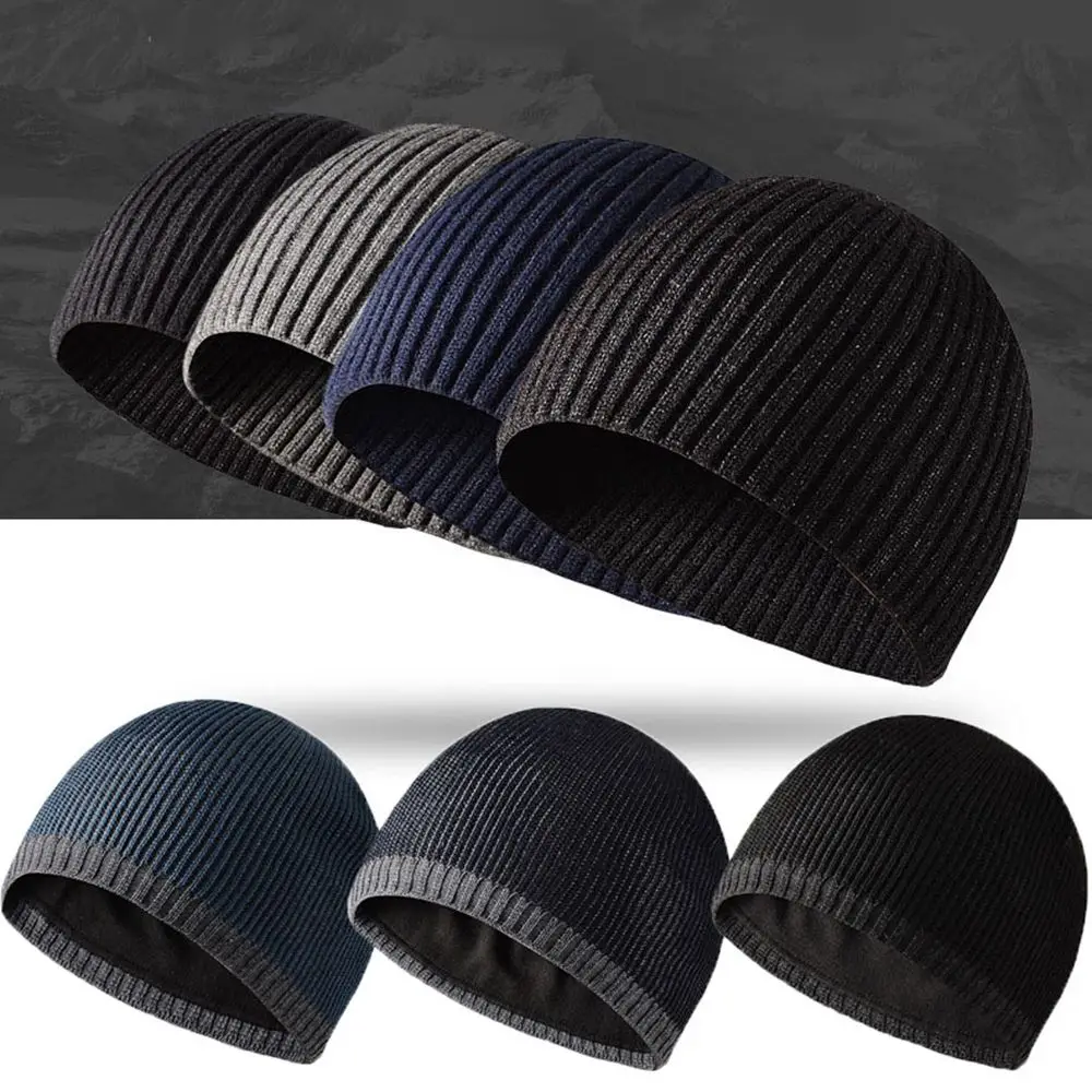 Men/Women Winter Warm Knitted Beanies Male Outdoor Sport Windproof Hedging Caps Comforable Soft Hiking Cycling Beanies