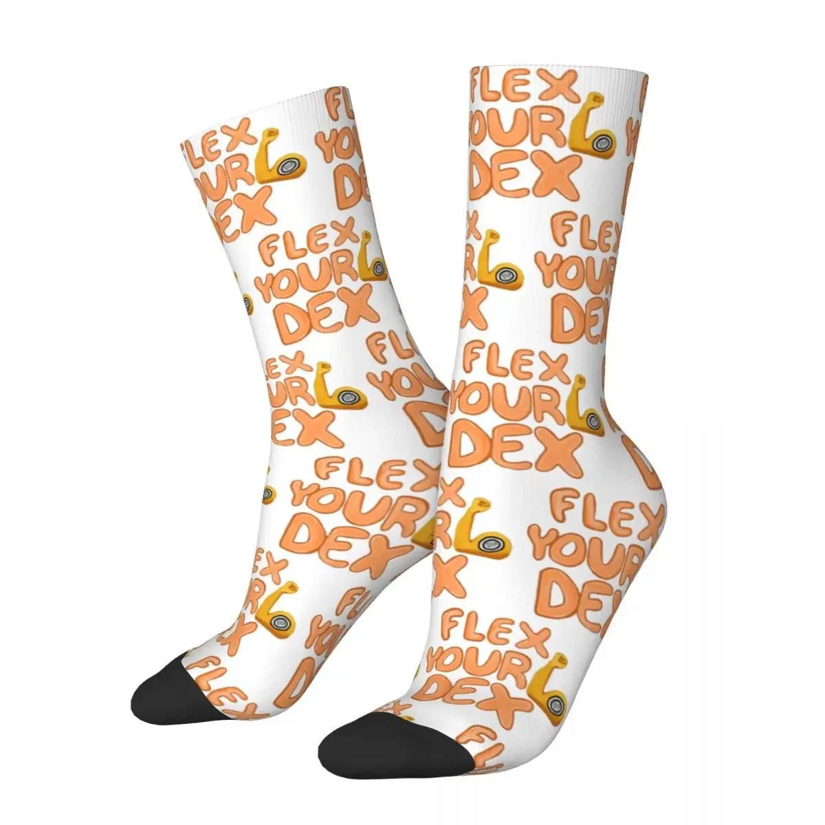 Flex Your Dex 2 Socks Harajuku High Quality Stockings All Season Long Socks Accessories for Unisex Gifts