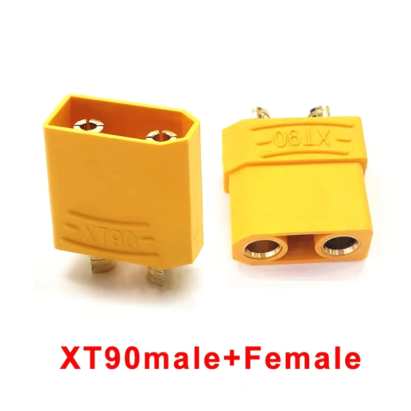 

1-10PCS Xt90 plug 4.5mm Gold Plated Banana male female plug connector cover aircraft model high current xt90 male female head