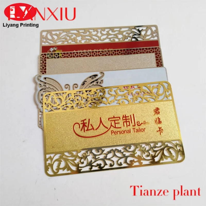 Copani Gold PVC Car Busins Card, Impression