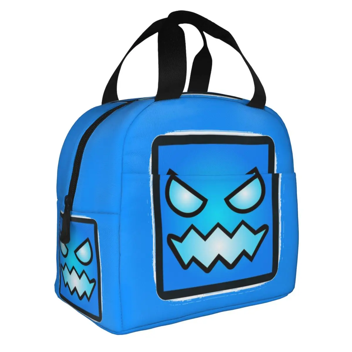 Geometry Cube Gaming Dash Insulated Lunch Bags High Capacity Lunch Container Cooler Bag Tote Lunch Box Work Travel Men Women