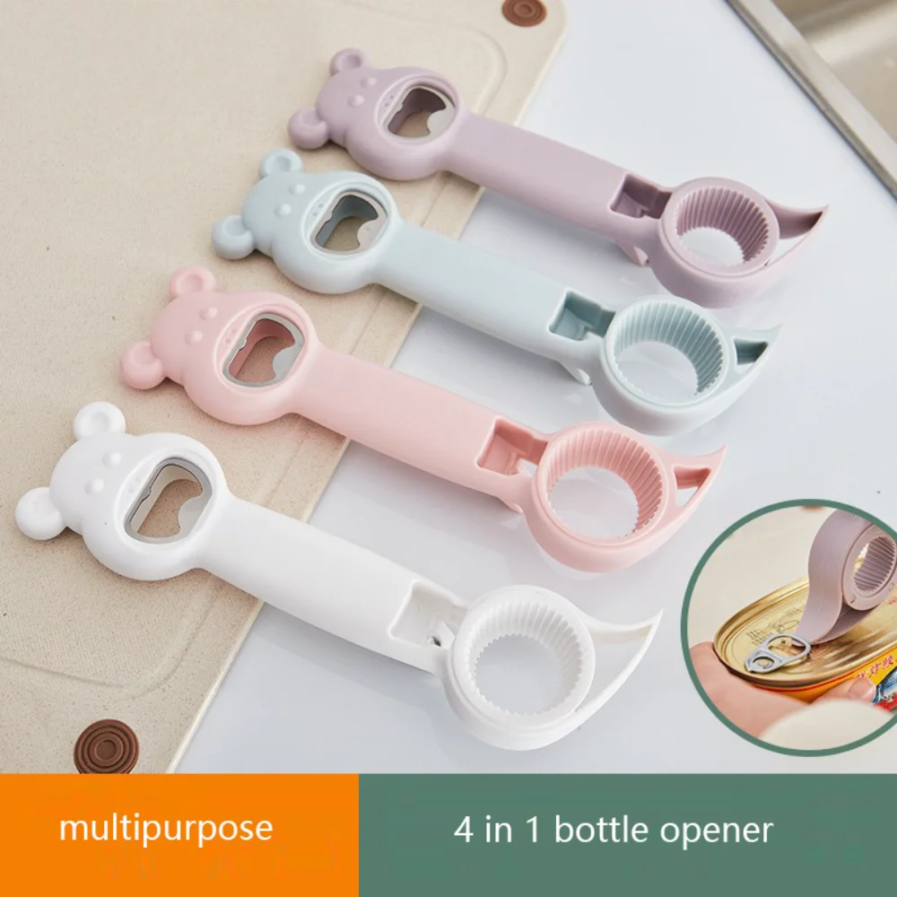 

Bottle opener bear four-in-one multi-functional fashion creative home beer canned beverage cans easy to open the bottle opener