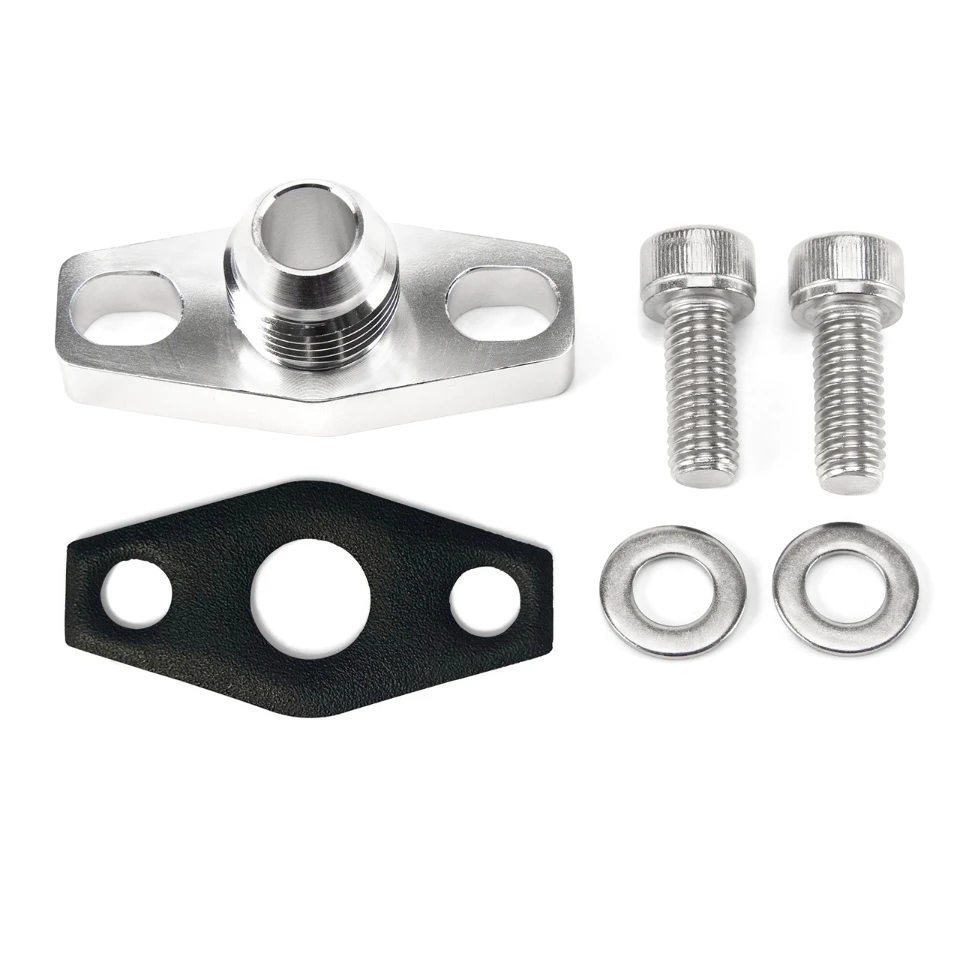 

Turbine Oil Return Flange AN8 Kit 304 SS Allen Bolts Socket Cap Screws Hex Head M8 x 1.5 Gasket 8x16x1.5