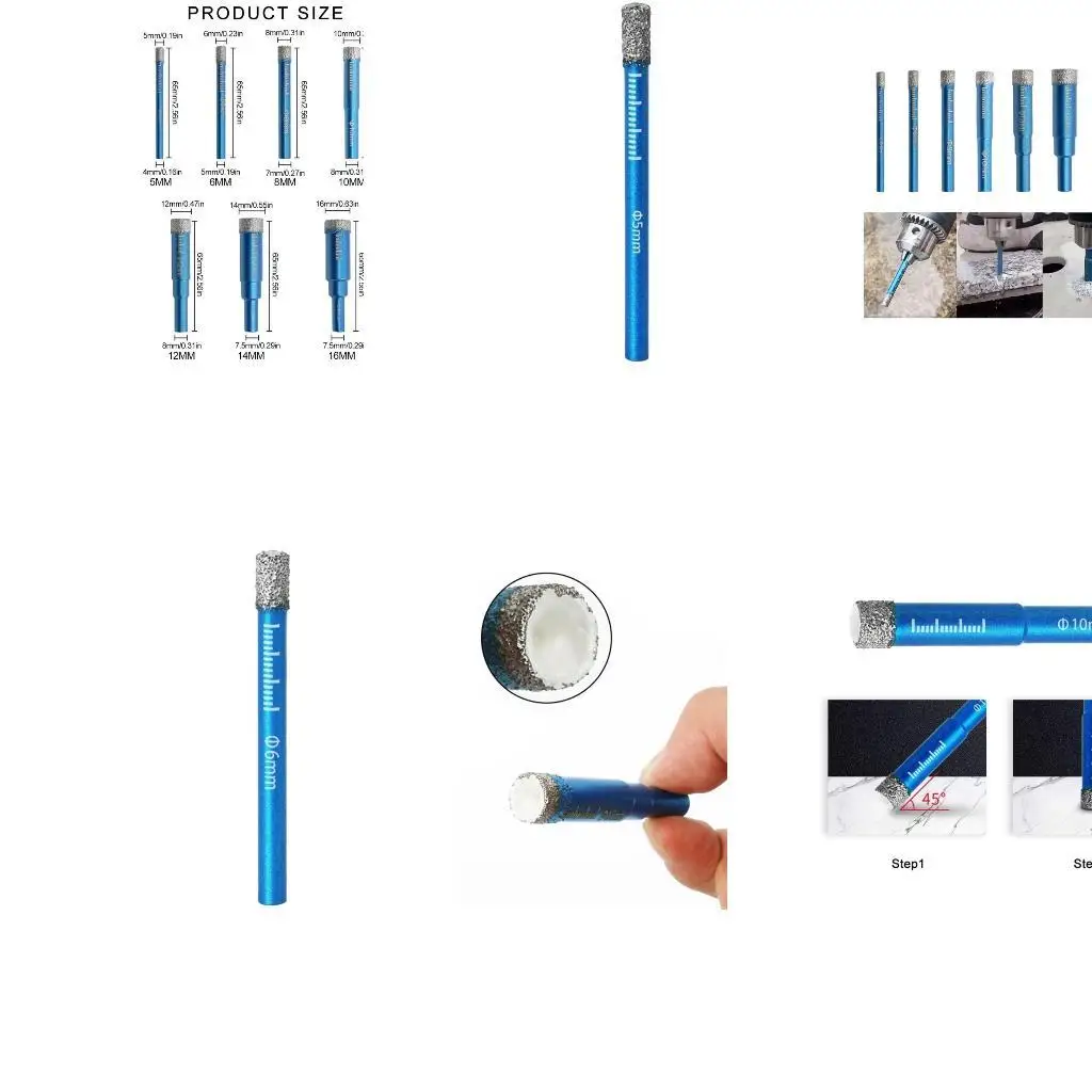 

Y1UD Precise Diamonds Drill Bit Handled Diamonds Drill Bit Hole Cutter