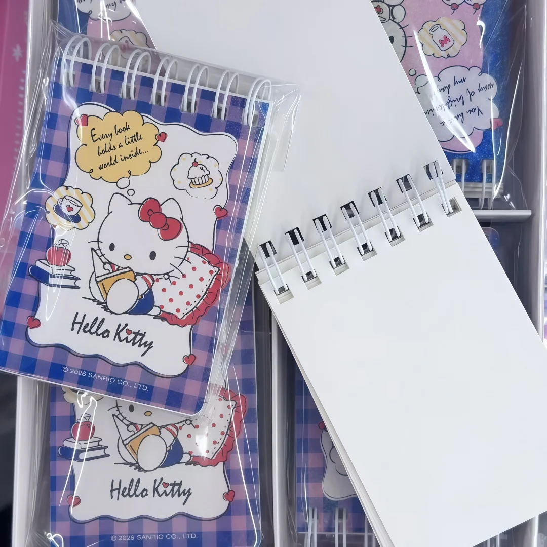Sanrio Hello Kitty My Little Pony Coil Notebook Cute Cartoon Portable Journal Student Mini Notepad 87*60mm