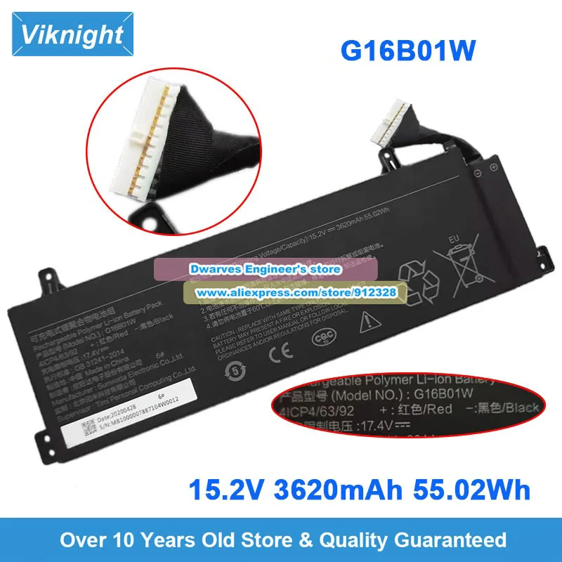 G16B01W G16B02W G16B03W Battery for Redmi G 16.1Inch RMG2103 RMG2104 RMG2212 RMG2214 XMG2003 G 16.1 2021 G Pro 2022 RMG2213/2215