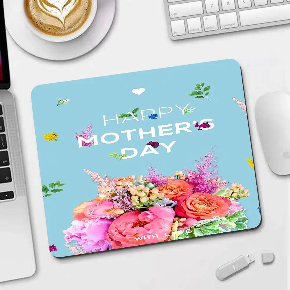 love mom Happy mother's day mouse pad small size creative table mat coaster game mouse pad desk mouse accessories square carpet