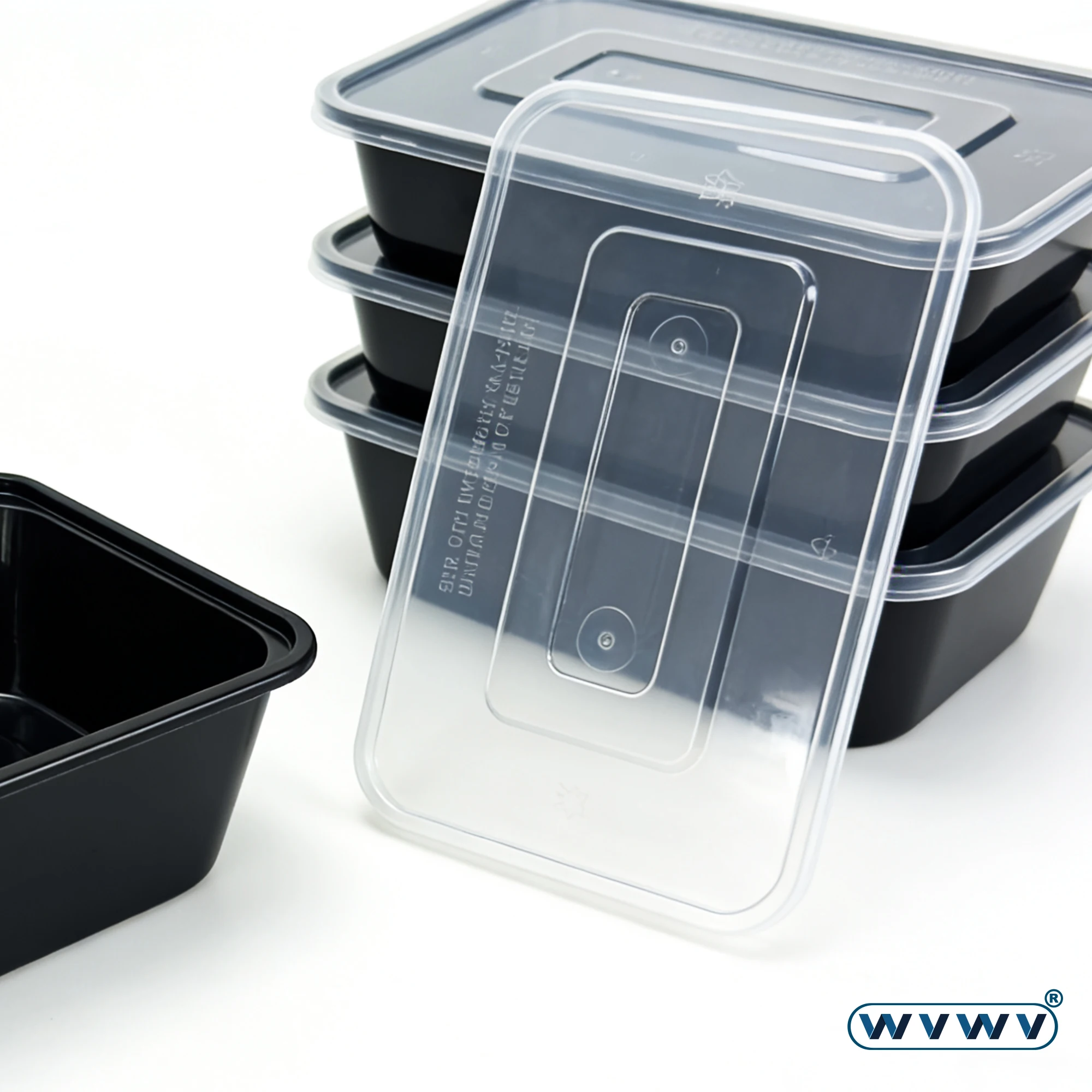 10/50Pcs 20Oz/600Ml Black Lunc - огляд і ціна Meal Prep Chef
