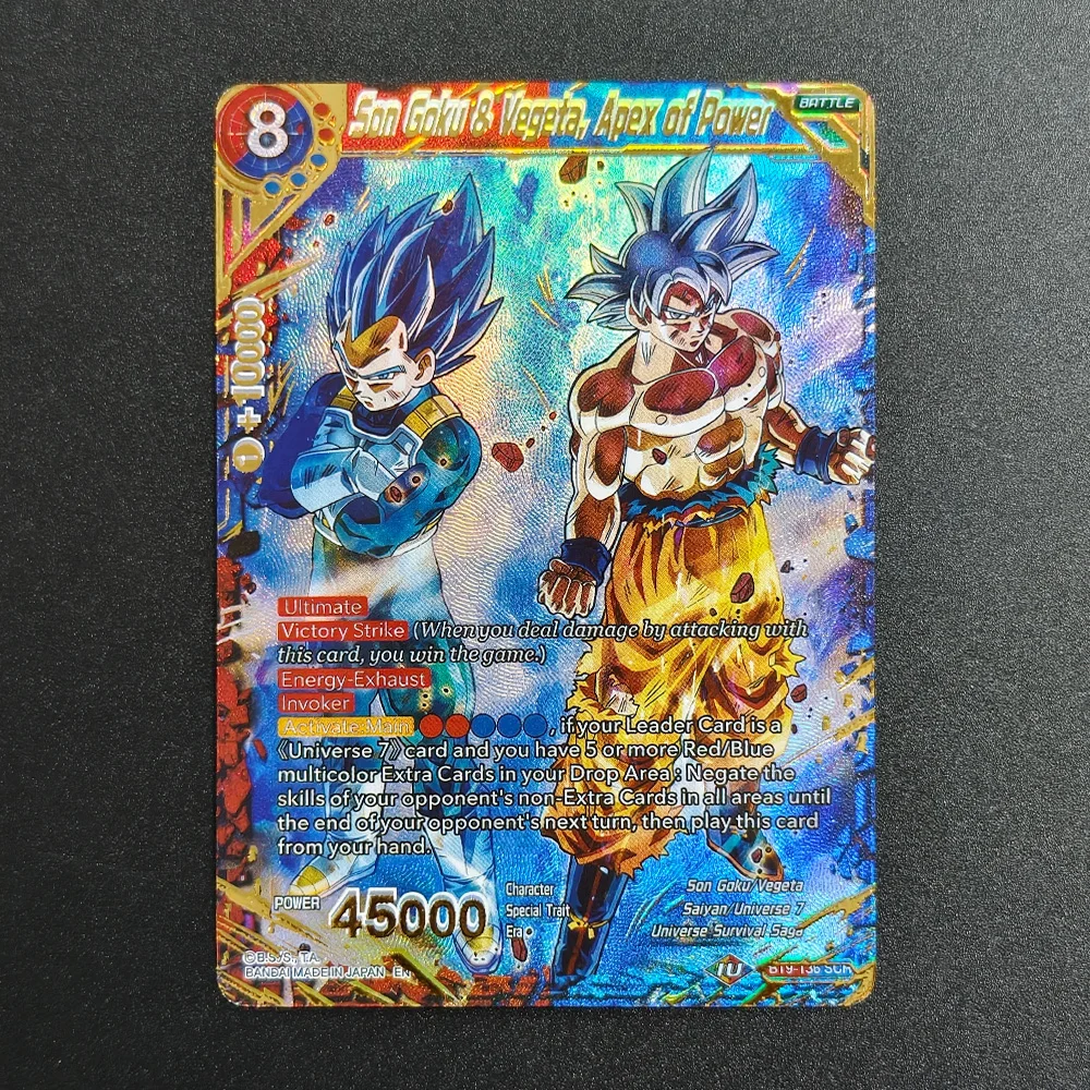 

Коллекционная карта-игрушка Dragon Ball: Сон Гоку, Вегета, Apex of Power BT9-136, Black Smoke Dragon, Universal Onslaught (сделано на заказ)