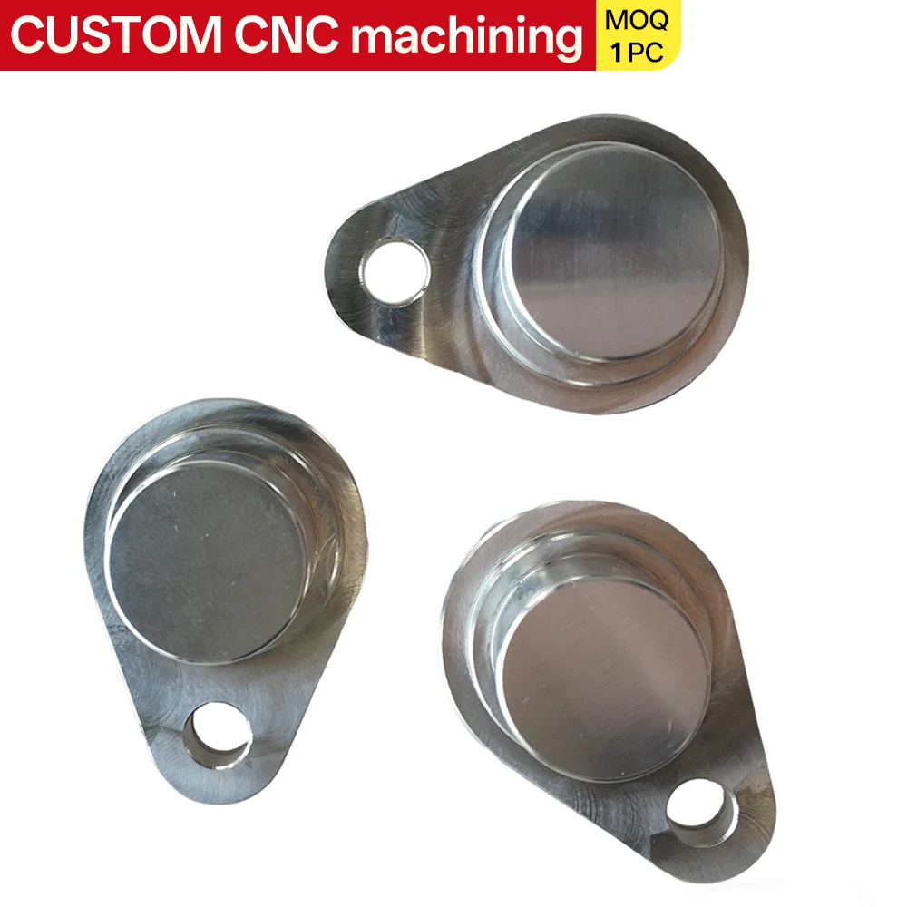 

Custom CNC Precision Machined Metal Irregular Connectors — Industrial Equipment Turned and Milled Aluminum Profile Parts