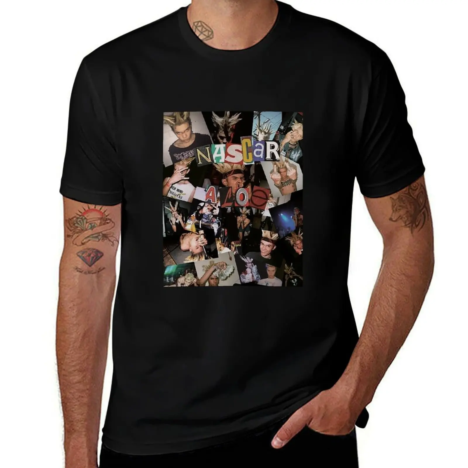 

NASCAR ALOE T-Shirt summer clothes baggy shirts mens fashion