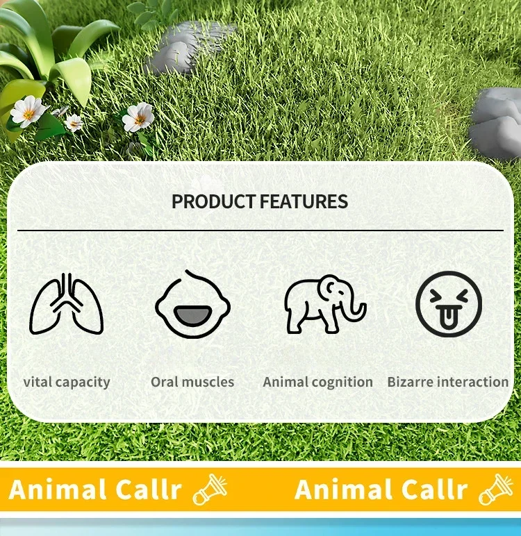 Giocattoli educativi per bambini Corno carino Divertimento sicuro e piacevole Cavità della bocca del bambino Allenamento muscolare Giocattolo vocale liscio