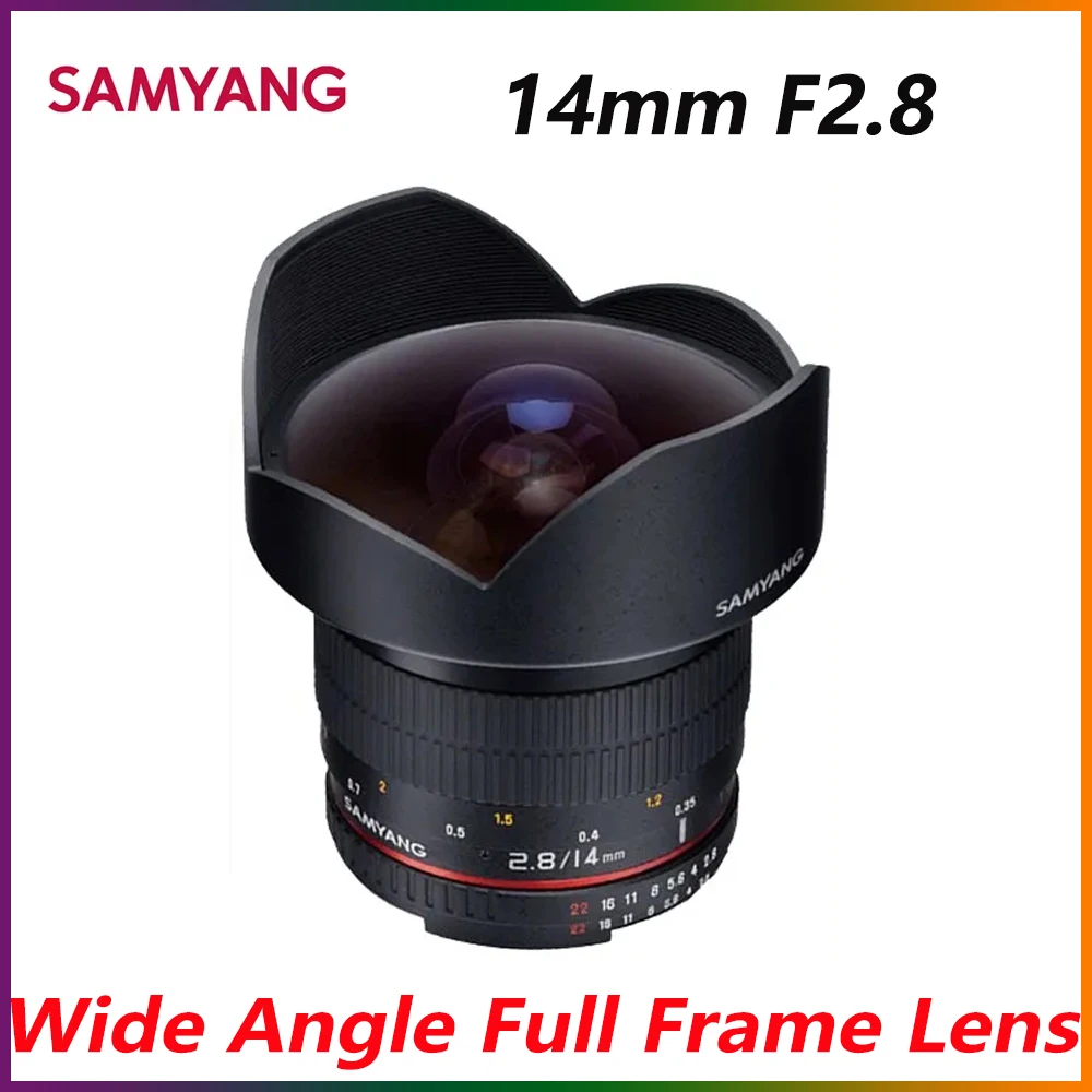 

Samyang 14mm F2.8 Wide Angle Full Frame Lens For Sony Canon Nikon MTF PENTAX M4/3 Camera Lens