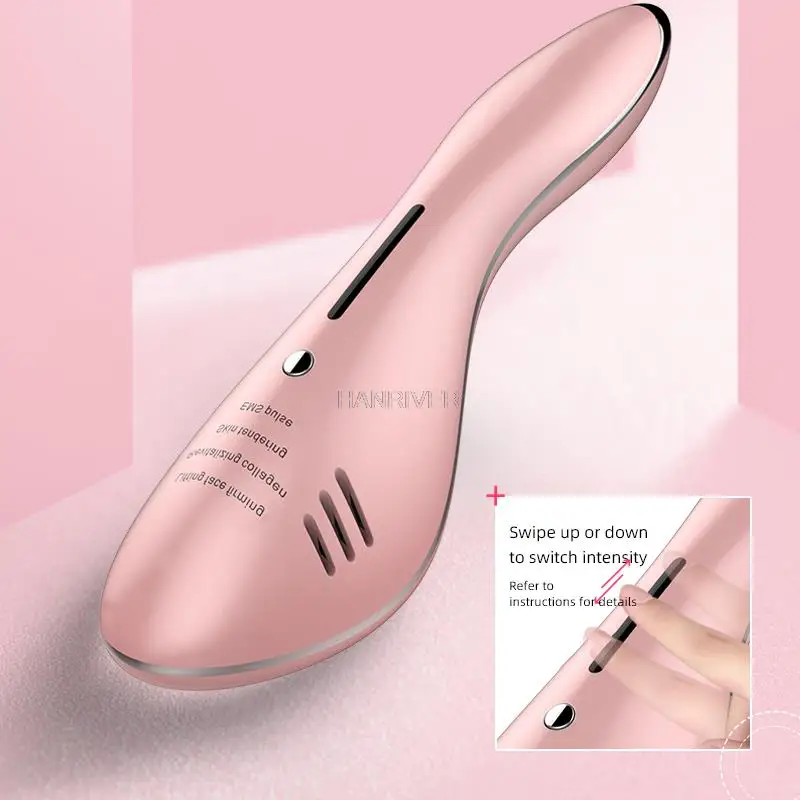 EMS LED Rimozione delle rughe Macchina per il lifting del viso caldo nel ghiaccio Massaggiatore facciale Dispositivo di bellezza a micro corrente Tenditore della pelle