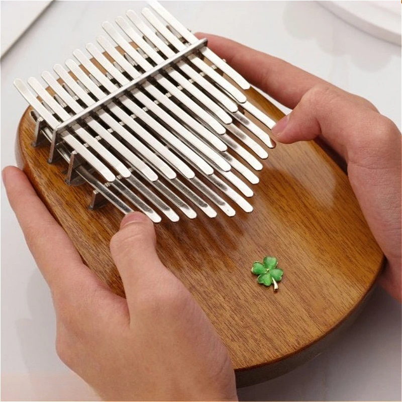 26 Tone Plate Type Kalimba Double Row Kalimbas Professional Solid Wood Thumb Piano Beginner Adult Children Keyboard Instruments