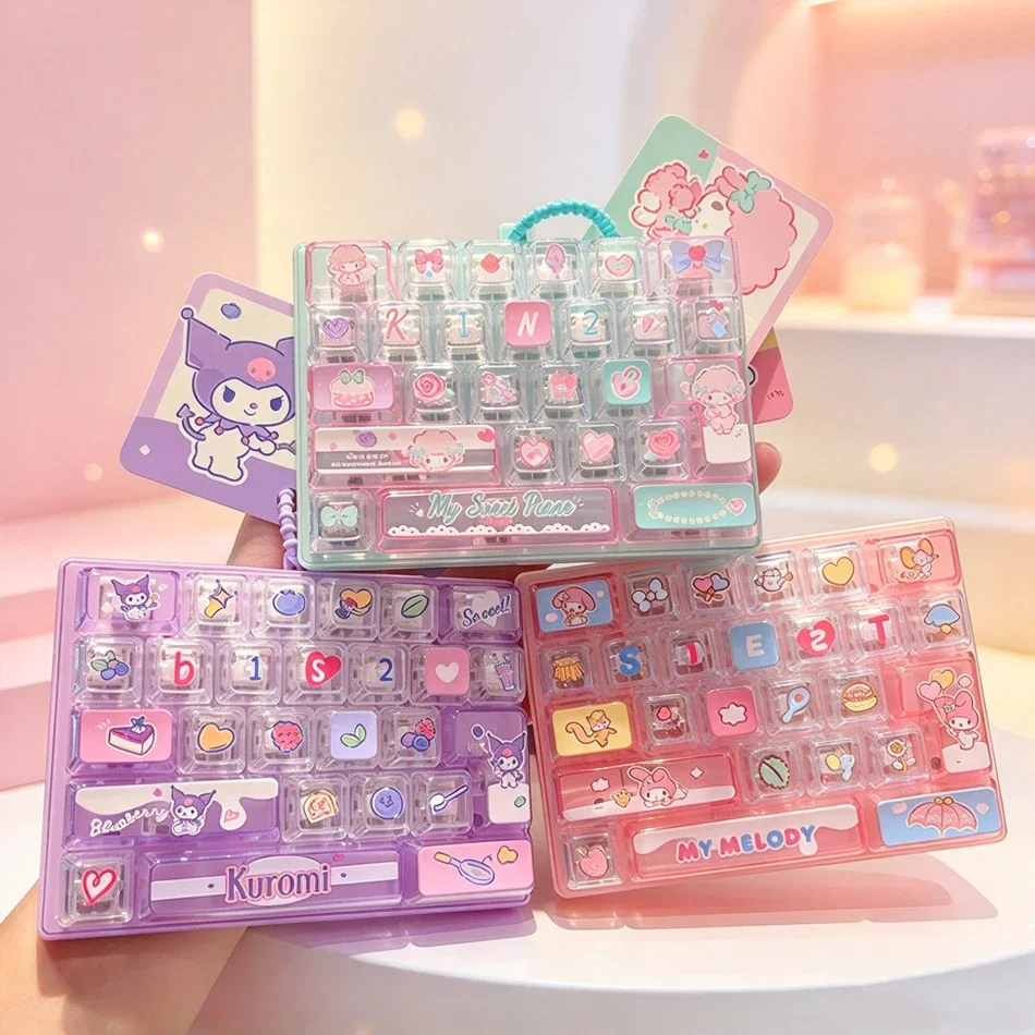 Hot Anime 26 Grid Button Series Pendant fun Decompression Toy Backpack Pendant Creative Small Gift Adorably Cute Relieve Fatigue