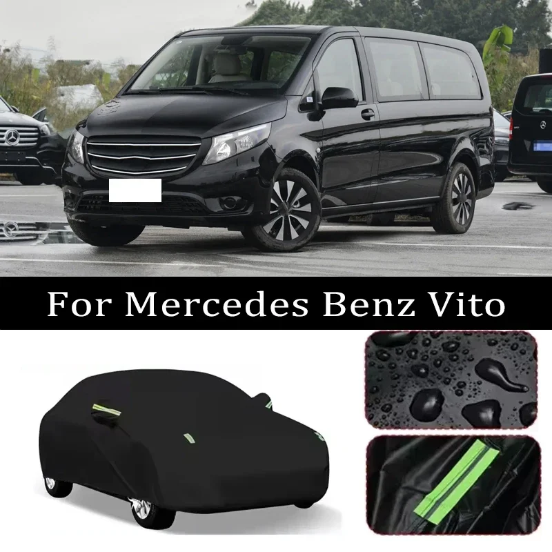 

For Mercedes Benz Vito Car Covers Outdoor Waterproof Dustproof Sun Rain Snow Protection Thick Oxford Cloth Full Car Accessories