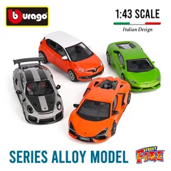 Bburago 1:43 Porsche 911 GT2 Renault Captur Alloy Luxury Vehicle Diecast Pull Back Cars Model Toy Collection Gift